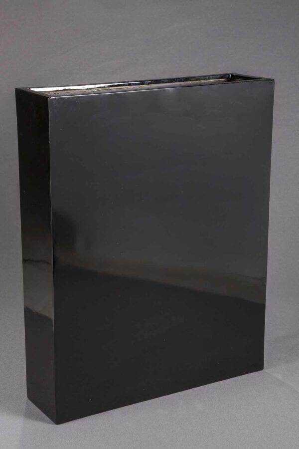Suorakaidemaljakko 80 x 22 cm, musta - Image 2